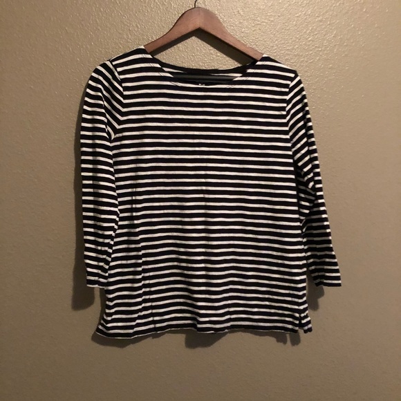 Black and White 3/4 Sleeve T-Shirt - Picture 1 of 3